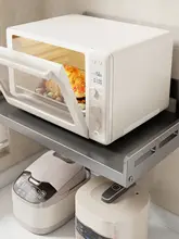 壁掛け多機能収納ラック【調味料棚・油汚れ対策・電気炊飯器収納】