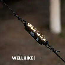WELLHIKE 外用 磁気吸着式テント用ストリングライト【キャンプ・雰囲気演出・デコレーション】