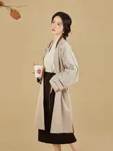 オリジナル漢服 レディース 宋風コート【フライトス  リーブ・フレアスカート・バリエーション豊富】（セットアップ対応）
