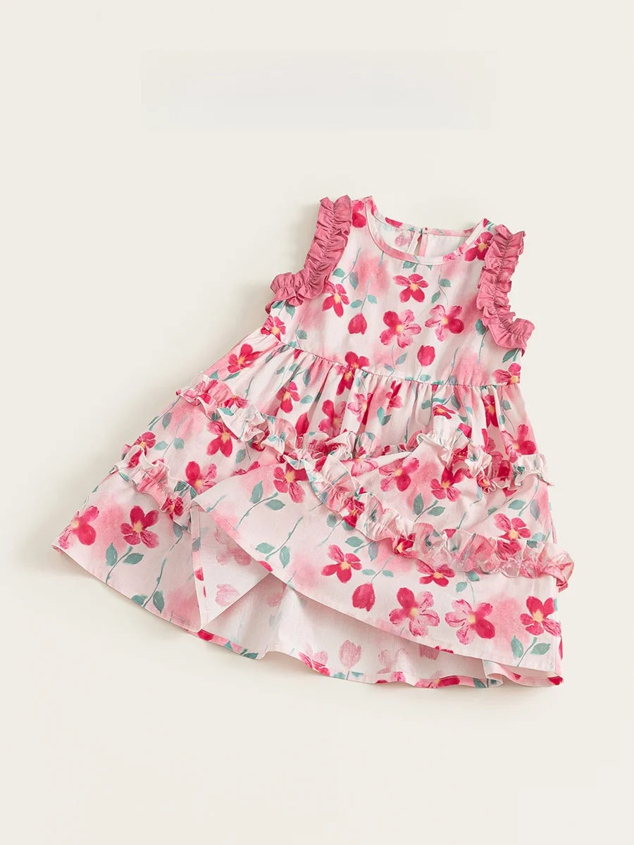 2歳女の子服おしゃれ：夏季用レトロフレンチスタイルキッズノースリーブワンピースの実用性とシーン別適用
