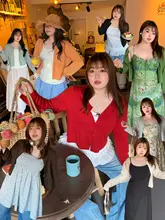 夏用カラフルな薄手UVカットカーディガン【大きいサイズ・短丈・女性用】