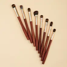 パールアイシャドウ【赤茶色・動物毛ブラシ付き】