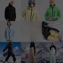男女兼用 スキーウェア【フード付き・ウィンターパンツ・フリース裏地】（セットアップ対応）