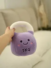 ダンベル ぬいぐるみ ケトルベル フィットネス マスコット ミニクッション インテリア 置物 ユニーク キュート