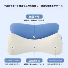 4D記憶フォーム ネックピロー【大人用・学生用・中凹形・快適サポート】