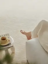 真防水防汚カーペット【高級感あるクリーム風・リビング・寝室用・洗濯不要】