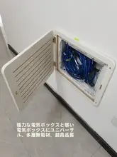 極薄デザインの電源ボックスカバー【多媒体配電盤用・装飾画】