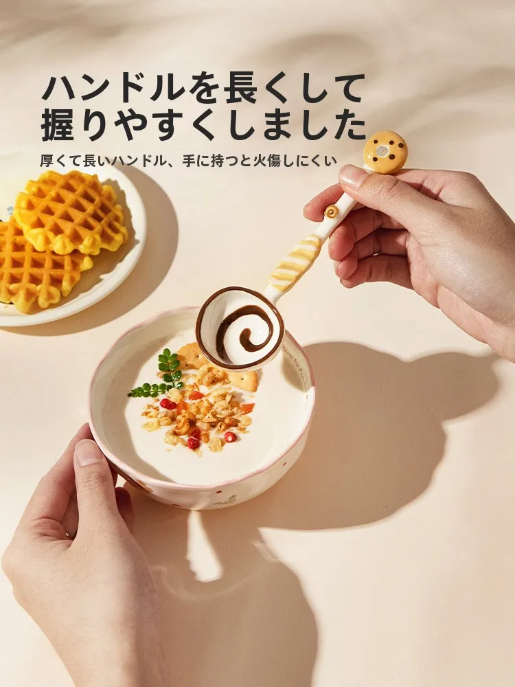プチギフト スプーン おすすめの陶器製長柄デザート用スプーンとは？