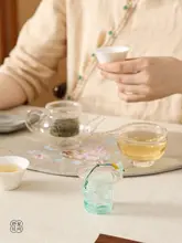 古法琉璃茶道用アクセサリー 白蝶貝カバー
