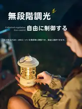 探検者アウトドアキャンピングランタン【超長時間持続・充電式・レトロデザイン】