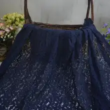 高級感ある黒の褶みレース生地【刺繍・広幅・ドレス用】
