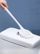ロングハンドル海綿トイレブラシ【浴室・キッチン用・床掃除に最適】