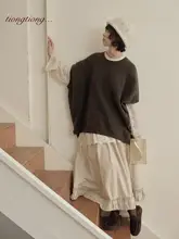 レースレイヤードスカート【春用・スタイリッシュ・リボン付き】（セットアップ対応）