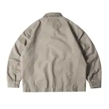 白鹅绒使用のコーチジャケット【水洗い加工・三股の糸使用】