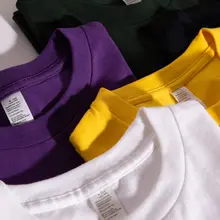 フルカラーヘビーコットン ルーズインナーウェア Tシャツ