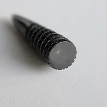 光沢のある微弯半ロームデザインの牛角ループボタン【D色】