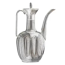 耐熱ガラス製の手持ち茶壺【おしゃれなティーポット・電陶炉対応・煮茶セット】