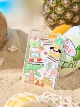 JoeJoe パイナップル犬用 ICカードケース【可愛いデザイン・ストラップ付き・学生用】