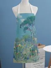 可愛いデザインの男女兼用エプロン【防水・キッチン用・夏用】