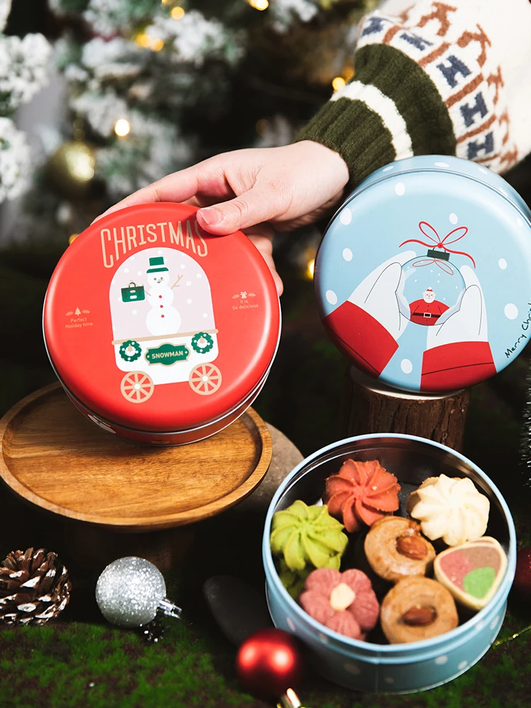 クリスマス用鉄製缶ギフトボックス：烘焙教室向けのセレクトボックスの実用性と使い方