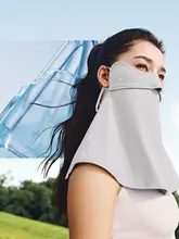 Beneunder 紫外線対策のフルフェイスバイザー【女性用・ネックガード一体型・ドライブやバイク用】