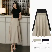フレアスカート レディース プリーツ ハイウエスト Aライン 着痩せ 体型カバー プチサイズ おしゃれ 夏