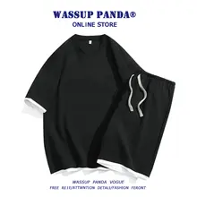 夏用薄手カジュアル短袖Tシャツとショートパンツ【青少年向け・快適な着心地】（セットアップ対応）