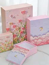 清新風の油絵ギフトボックス【文創贈り物・誕生日プレゼント】