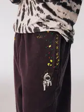 ジャマイカ刺繍デザインのスウェットパンツ【極上の柔らかさ・カジュアルスタイル】（セットアップ対応）
