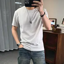 麻混短袖Tシャツ【シンプルデザイン・薄手・通気性・クルーネック】