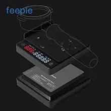 feepie ミニコーヒー電子スケール【ハンドドリップ・エスプレッソ用・計量タイマー搭載】
