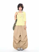 夏用 星柄プリント 半袖Tシャツ【フィットデザイン・短め・ホルターネック】