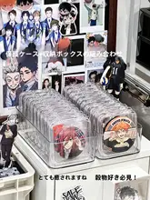 透明方形アクリル製コレクションボックス【蓋付き・周辺キャラクター用】
