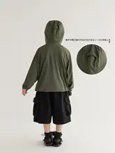 UVカットパーカー キッズ ボーイズ 薄手 抗菌 紫外線対策 夏物