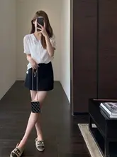 爽やかな印象！バルーンスリーブのホワイトシャツ【女性用・夏向け・スリムフィット】