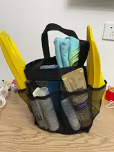 大容量メッシュスイミングバッグ【干湿分離・フィットネス用・ビーチ・洗面道具収納】