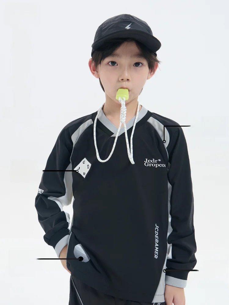アウトドア 生地 としての涤纶：男の子用長袖Tシャツの実用性と使用シーン解析