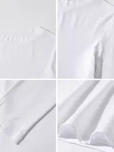 薄手のUVカット長袖Tシャツ【フィット・春夏用・透け感あり】