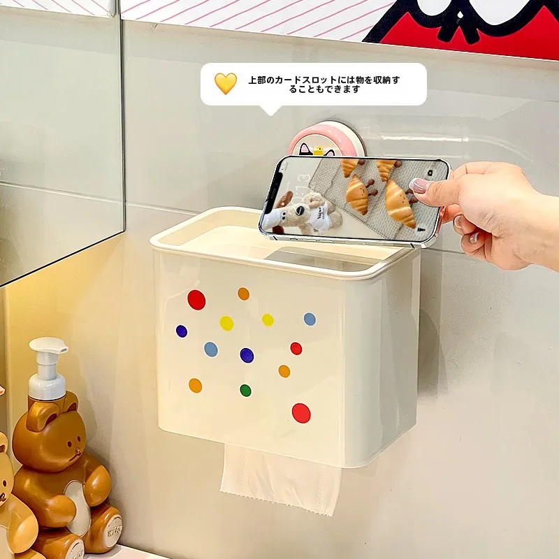吸盤式トイレットペーパーホルダー：洗面所用の便利さと日式デザインの実用性