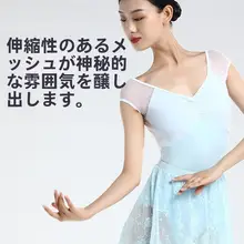 ダンシー バレエダンス衣装【演出用・体操・レディース・連体型・ヨガウェア】