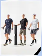 LINING 半袖Tシャツ メンズ 接触冷感 速乾 UVカット フィットネス ランニング スポーツ 夏