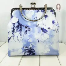 DIYハンドメイドバッグ【大きな旗袍風・手提げ・口金付き・材料キット】（セットアップ対応）