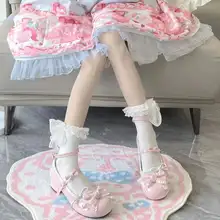 かわいい甘美なロリータシューズ【プリンセススタイル・ローヒール】（セットアップ対応）