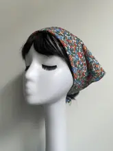 三角バンダナ レディース 花柄 ヘッドスカーフ 上品 インスタ映え 春物 髪飾り