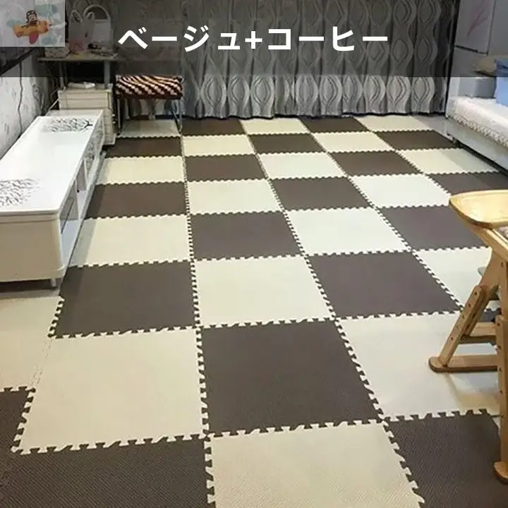 泡状クッションマット【子供用・リビング・寝室・パズル型・接続可能】