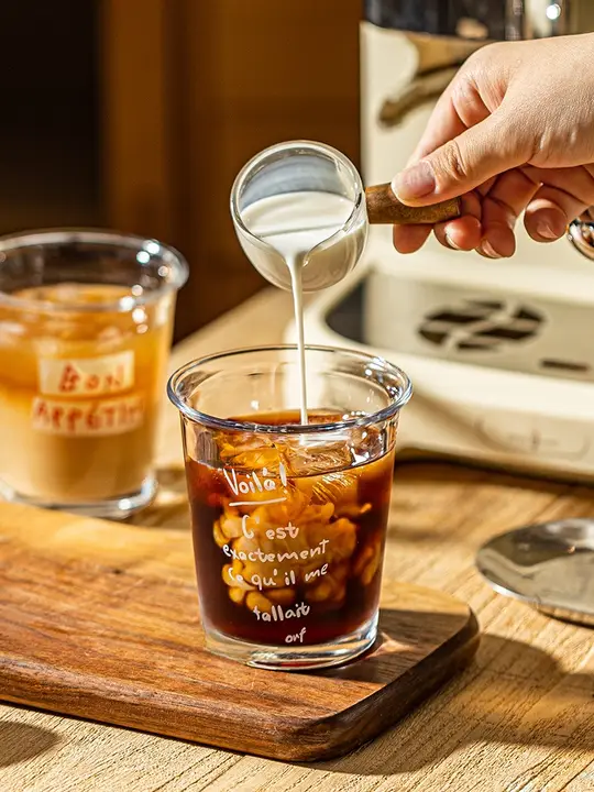 コーヒーカップ【ガラス製・透明・シンプル・高級感】