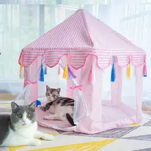 ペット用猫ハウス【通年使用・封閉式・猫用テント・犬用・夏用】