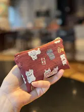 ミニポーチ 小銭入れ カードケース 布製 シンプル ハンドメイド リップ収納 携帯用