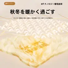 秋冬用毛並みソファマット【厚手・防滑・不規則デザイン】