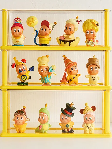 透明防塵アクリル製フィギュア展示ケース：盲盒用星型収納の実用性と使い分け